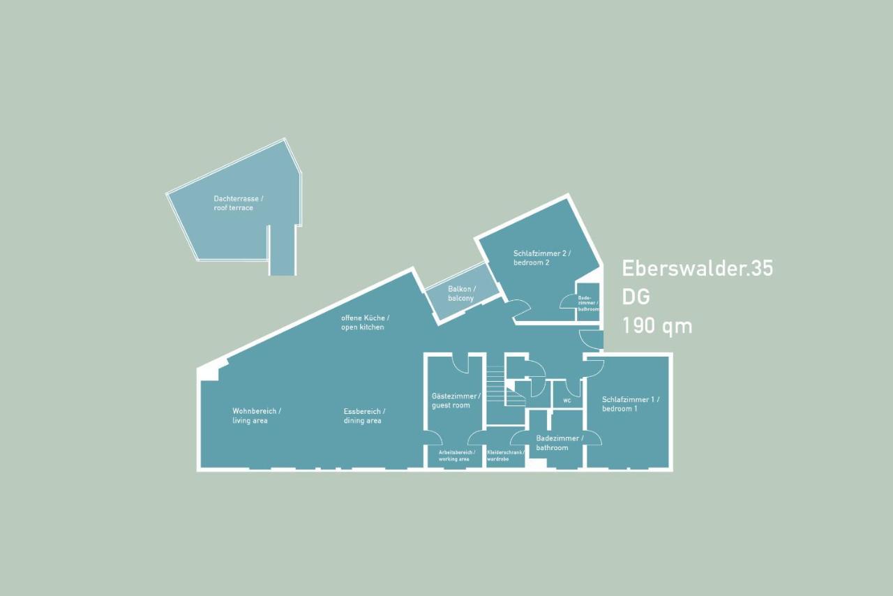 Suite.030 Family Design Penthouse In Prenzlauer Berg *